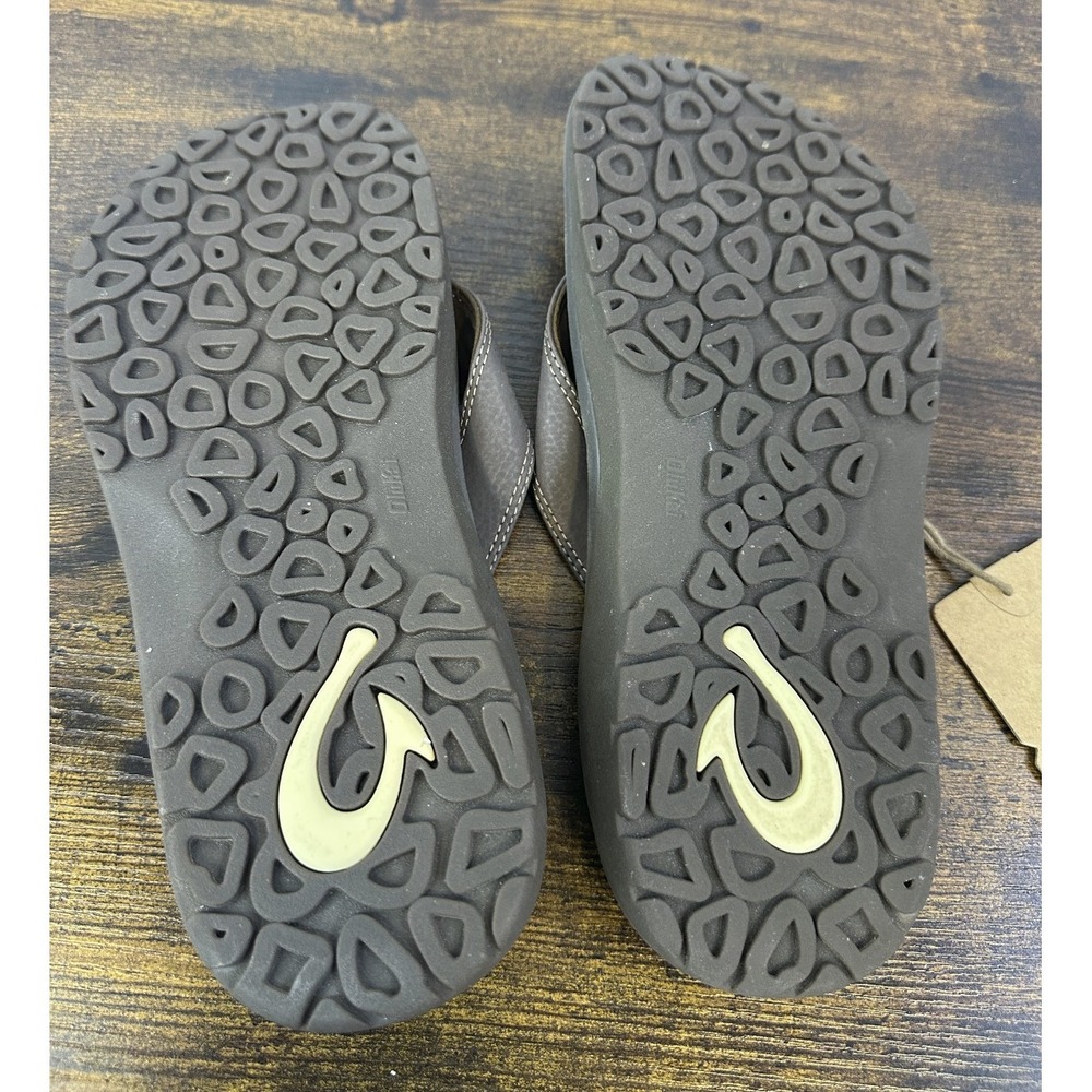 NWT Olukai Ohana Men's Best Selling Beach Comfort Sandals Size 9 Dark Java/Ray - Picture 12 of 13